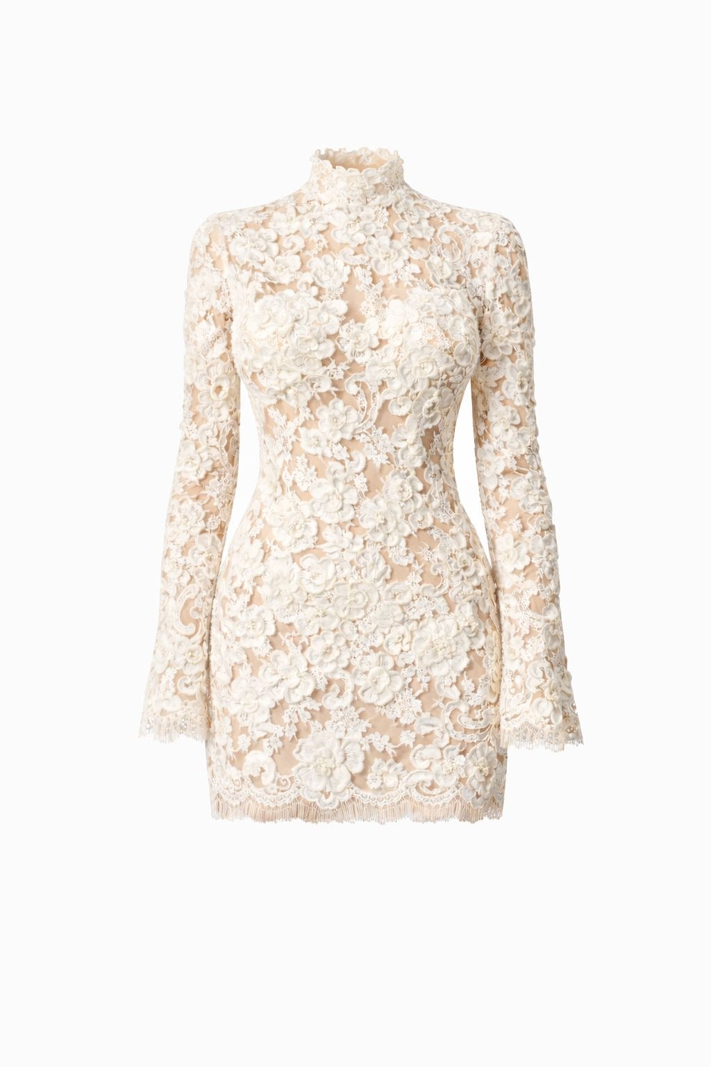 Kleid aus Wollspitze