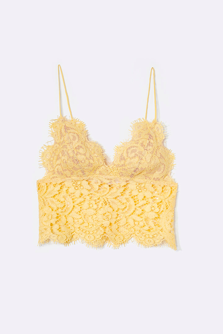 Bustier-Top aus Spitze