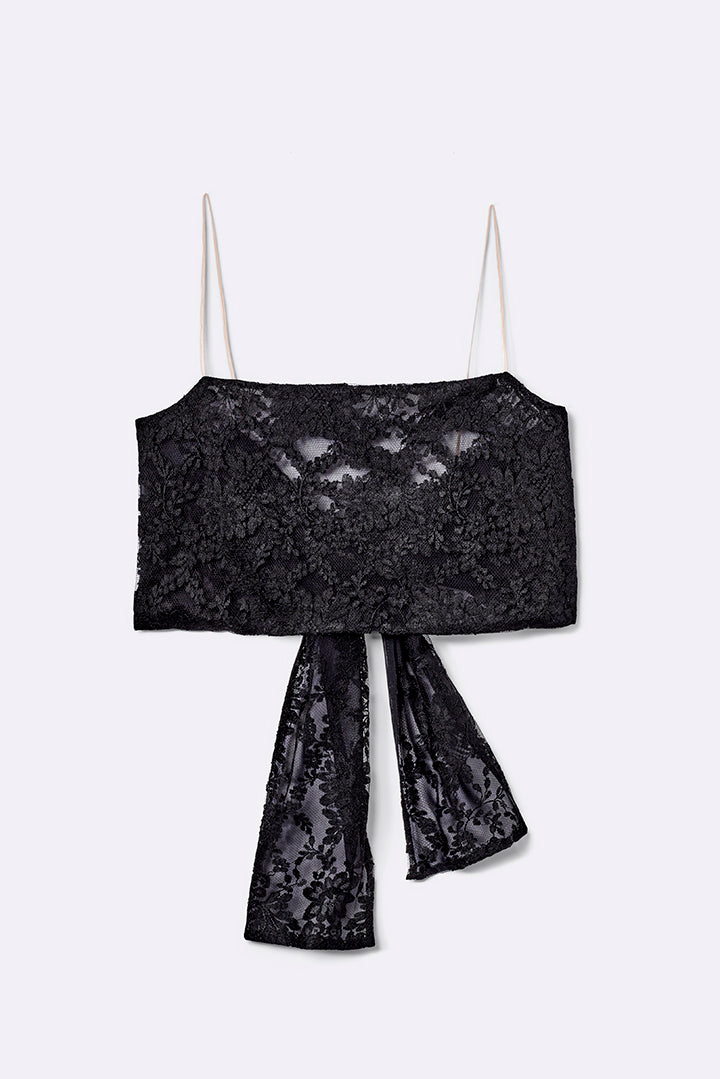 Bandeau-Top mit Schleife