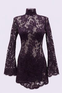 Rückenfreies Spitzenkleid