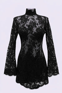 Rückenfreies Spitzenkleid