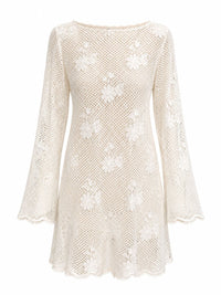 Fließendes Spitzenkleid