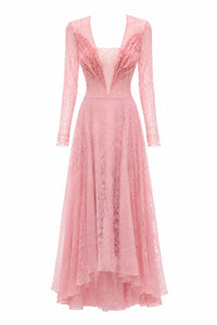 Spitzenkleid mit Applikationen