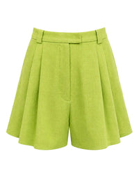 Bundfalten-Shorts