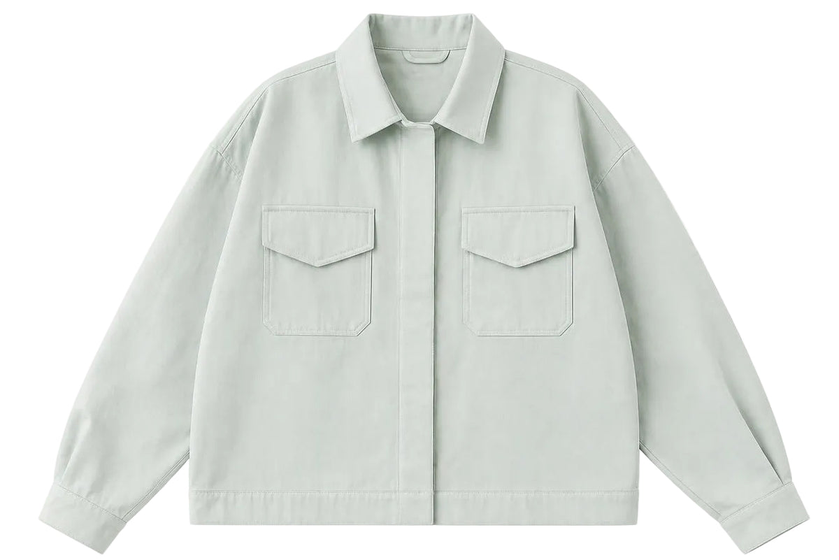 Lockere Baumwolljacke
