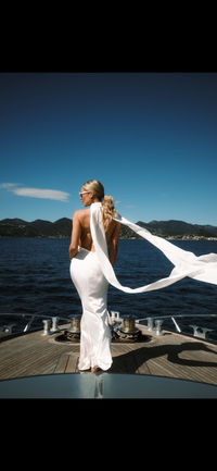 Satin-Kleid