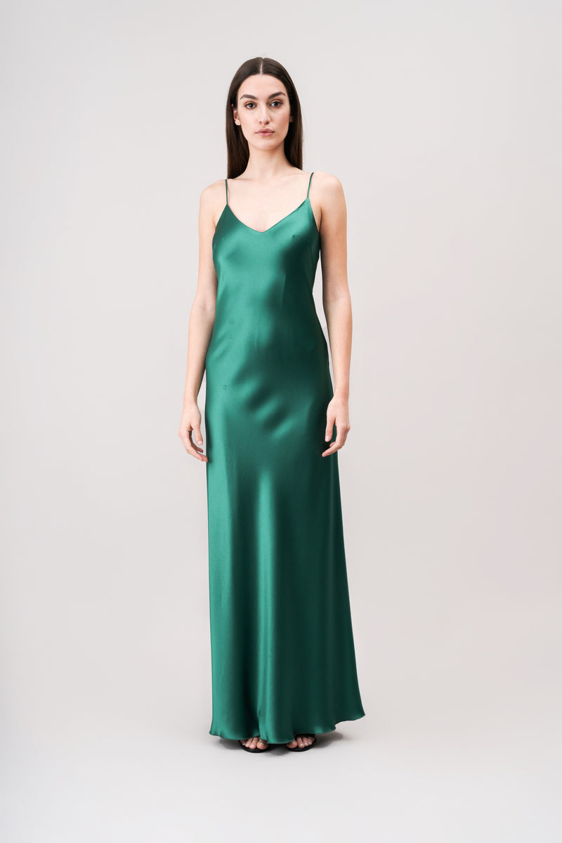 Satin slip maxi dress Clearance