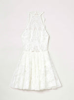 AYLA Bridal sheer lace dress